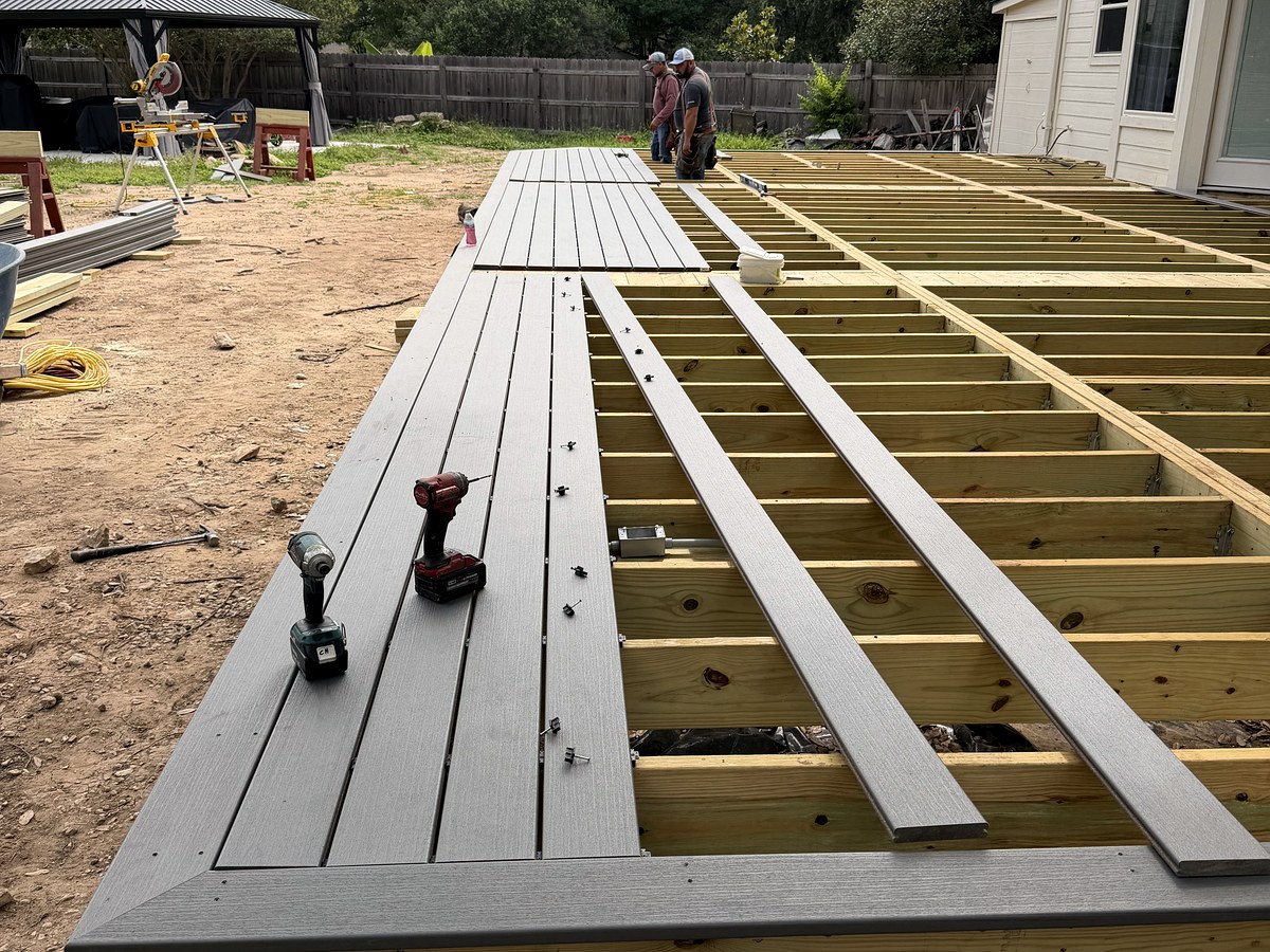 Deck Build Progress