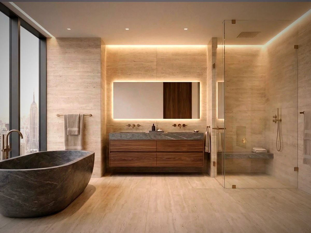 Heated Floor Master Bath
